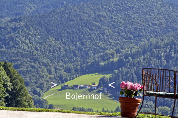 Bergblick auf Bojernhof